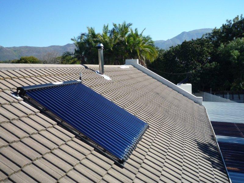 24 Tube - 200 Litre NuPower Solar System on Sloped Roof